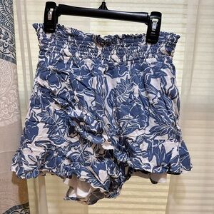 Floral Blue Women's Skorts